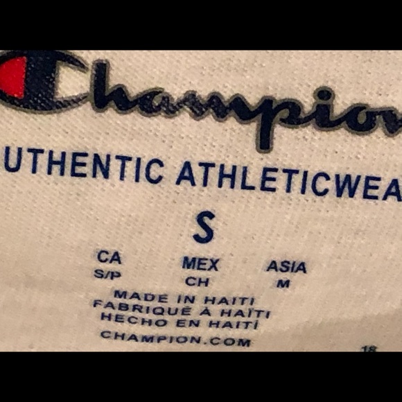 Champion T-shirt white small - Picture 3 of 4